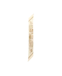 Coach Stacked Tabby Bags Print Silk Skinny Scarf