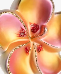 Holiday Lane Hawaii Pink & Gold Flower Ornament, Exclusively at Macy's