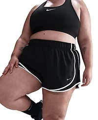 Nike Plus Tempo Dri-fit Mid-Rise 3" Brief-Lined Running Shorts