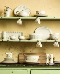 Belleek Pottery Shamrock Dinnerware Collection
