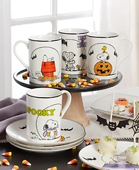Lenox Peanuts The Great Pumpkin Mugs, Set of 4