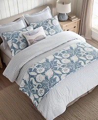 Levtex Tobago Stripe Reversible -Pc. Duvet Cover Set