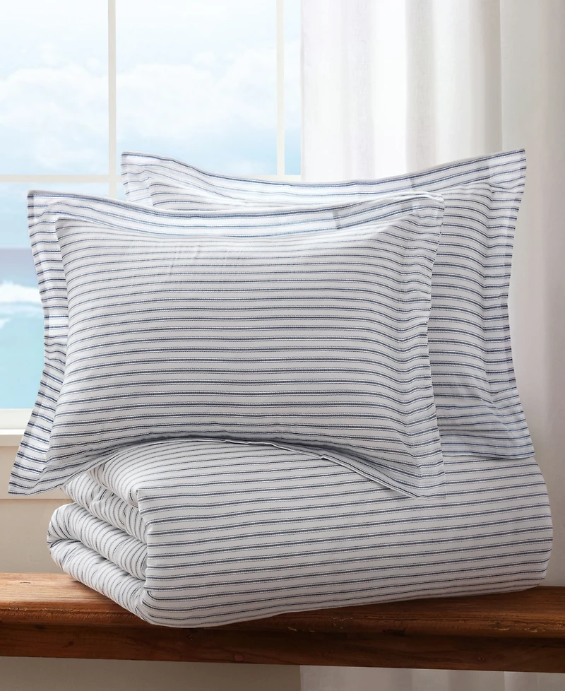 Levtex Tobago Stripe Reversible -Pc. Duvet Cover Set