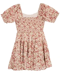 Rare Editions Big Girls 2-Piece Lurex Chiffon With Denim Vest and Dress Set