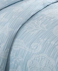 Levtex Seaside Charm Textured 3-Pc. Duvet Cover Set