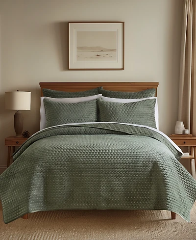 Levtex Velvet Stitch Reversible 2-Pc. Quilt Set, Twin/Twin Xl