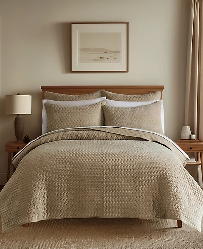 Levtex Velvet Stitch Reversible 2-Pc. Quilt Set, Twin/Twin Xl