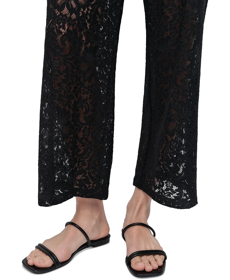 Dkny Jeans Women's Lace Cropped Pants