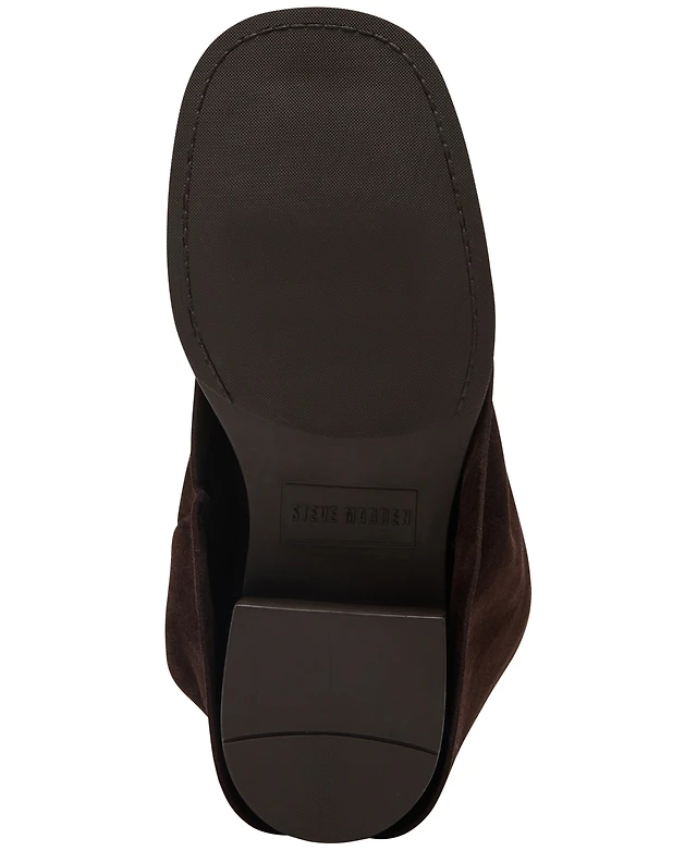 Shop Steve Madden Benton Mid-Shaft Foldover Cuffed Moto Boots at