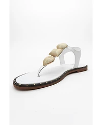 Giulia Leather Flat Sandal (Women)
