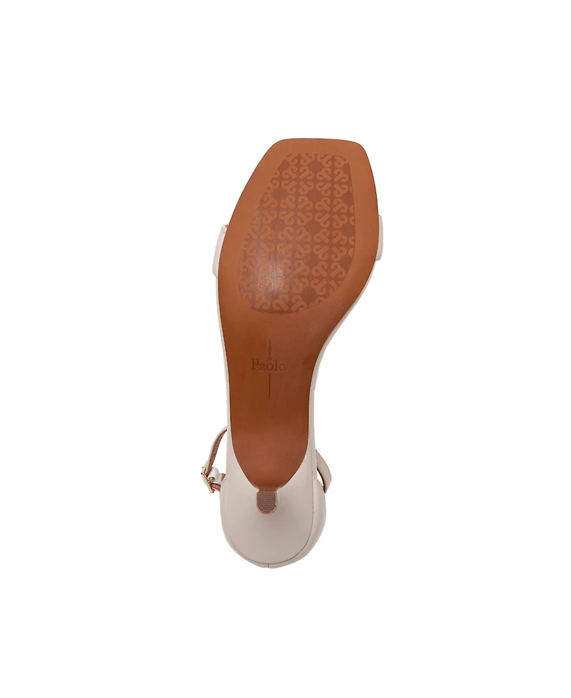 Hannah | Low Kitten Heel Dress Sandal with Delicate Ankle Strap