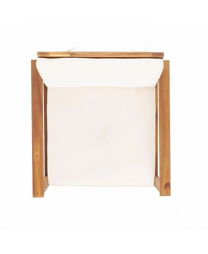Outdoor Acacia wood 2 Club Chair And Table