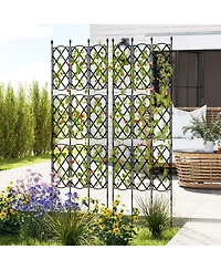 3-Pack Outdoor Plant Support Frame for Raised Garden Bed