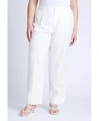 Eloquii Women's Burnout Trouser