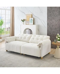 Streamdale Creamy Cloud Fabric Sofa