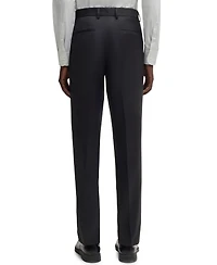Boss Men's Regular-Fit Virgin Wool Formal Trousers