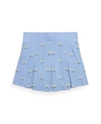 Polo Ralph Lauren Big Girls Tennis Print Stretch Mesh Skirt