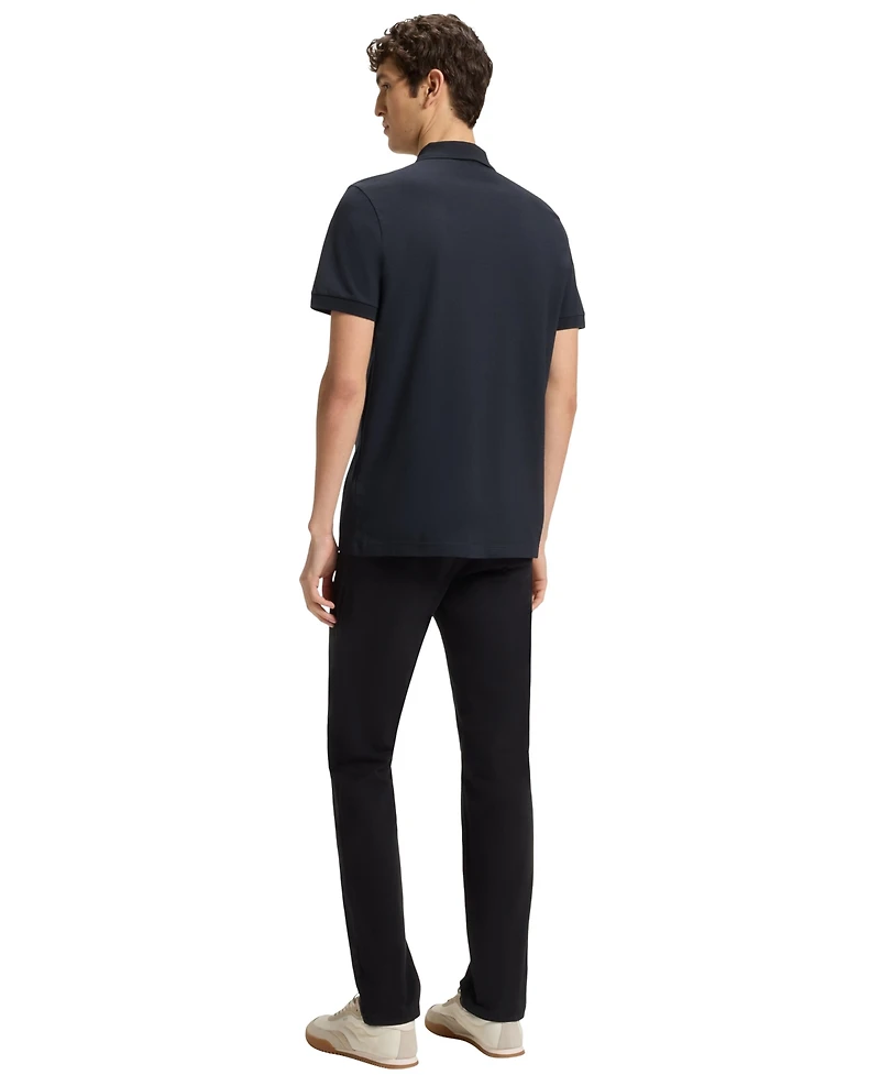Boss by Hugo Men's Stretch-Cotton Pique Slim-Fit Polo Shirt