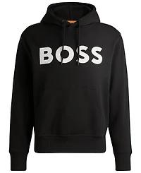 Boss by Hugo Men's Cotton Terry Relaxed-Fit Hoodie