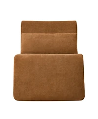 Streamdale Orange Memory Foam Bean Bag Chair