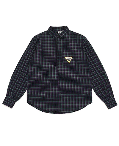 Monster Jam Boys Flannel Matching Family Button Down Dress Shirt