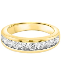 Forever Grown Diamonds Lab Diamond Channel-Set Band (1 ct. t.w.) Sterling Silver or 14k Gold-Plated