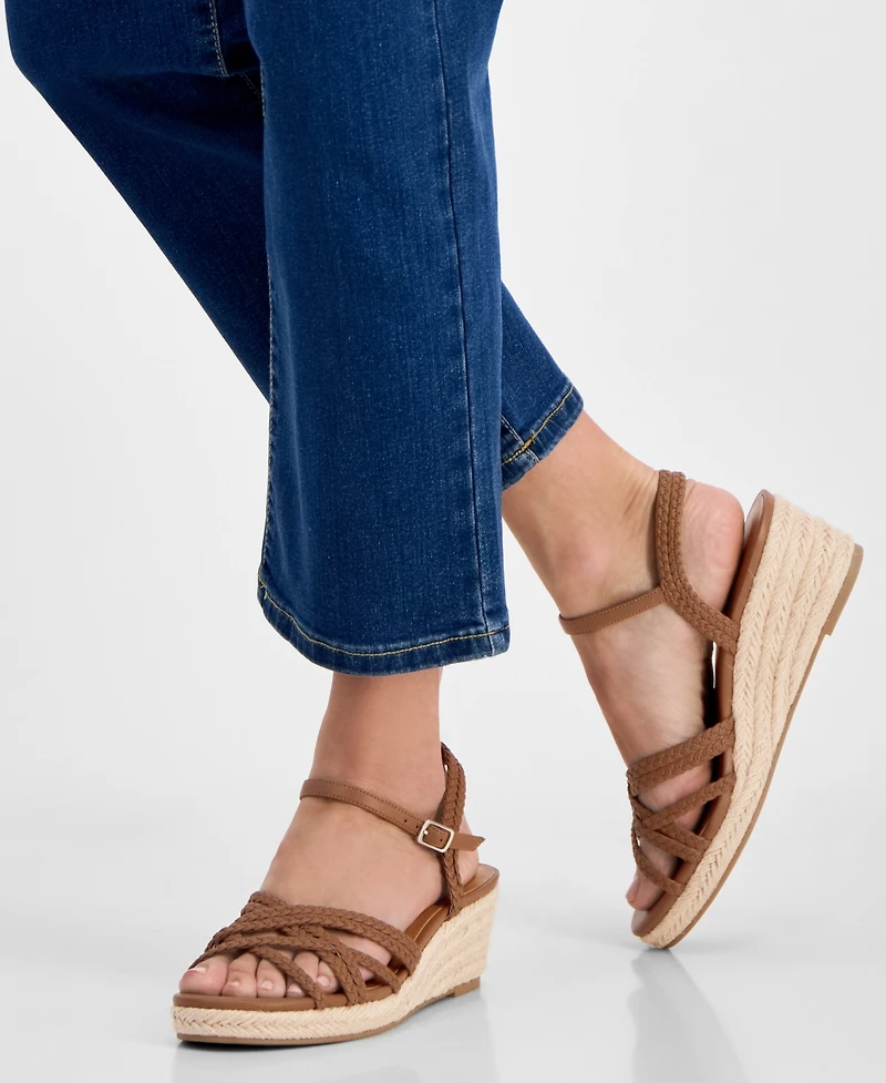 Style & Co Women's Vanaa Wedge Sandals, Exclusively at Macy's
