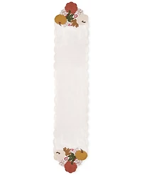Elrene Fall Feels Cutwork Pumpkin Runner, 14" x 72"