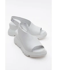 Agusto Leather Platform Sandal (Women)