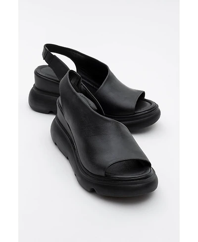 Agusto Leather Platform Sandal (Women)