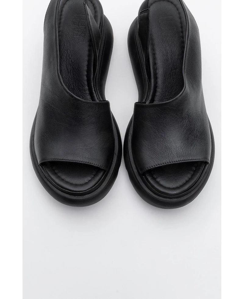 Agusto Leather Platform Sandal (Women)