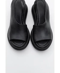 Agusto Leather Platform Sandal (Women)