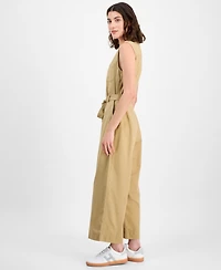 Tommy Hilfiger Women's Sleeveless Belted Jumpsuit