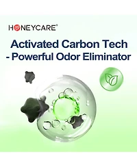 HoneyCare Carbon All-Absorb Puppy Training Pads Absorb Eliminating Odor, Ultra Charcoal Dog Pad, 22x23 inch, 200ct