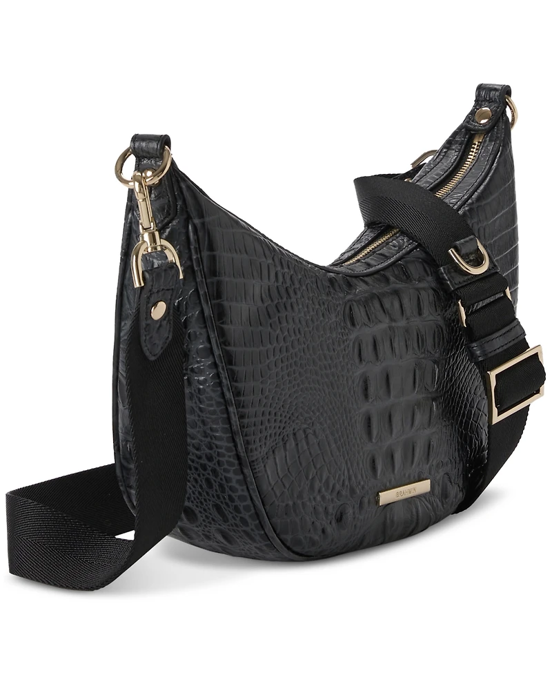 Brahmin Percy Alden Road Medium Leather Crossbody Bag