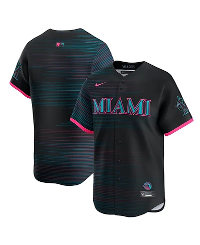 Nike Men's Black Miami Marlins 2025 City Connect Limited Jersey