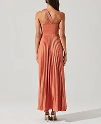 Astr the Label Women's Rasya One-Shoulder Pleated Dress