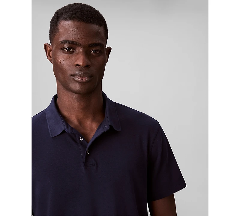 Calvin Klein Men's Short Sleeve Supima Cotton Polo Shirt