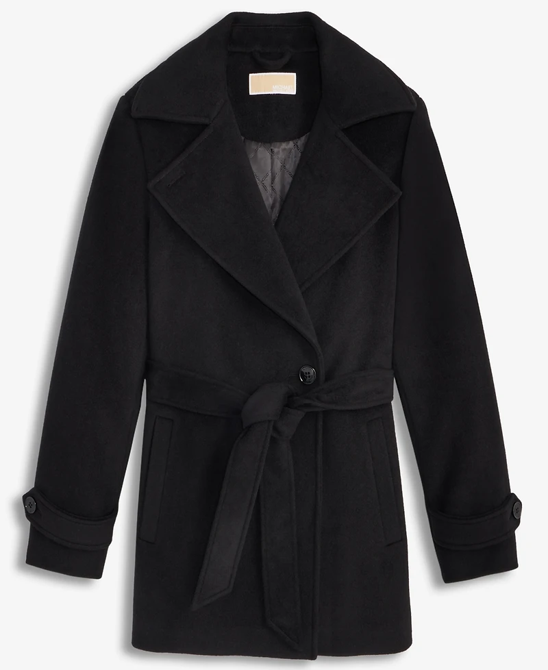 Michael Kors Women's Double-Breasted Belted Wrap Coat, Exclusively at Macy's