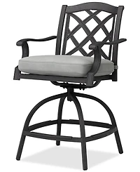 Wythburn Outdoor Firepit Bar Height Stool, Created for Macy's