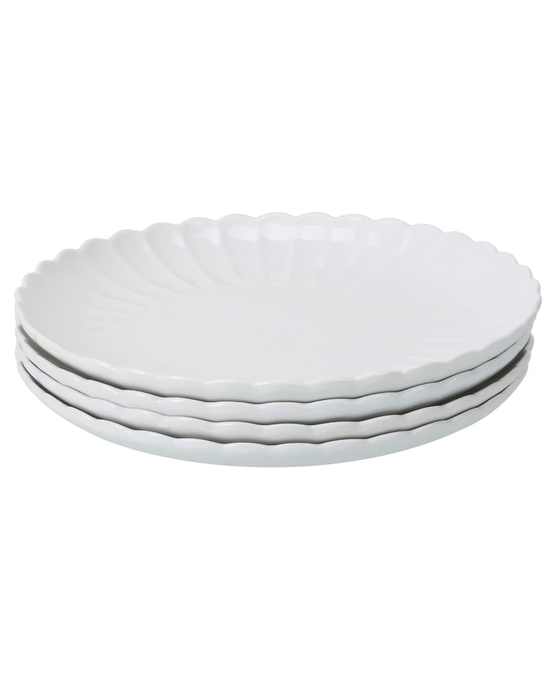 Bia Cordon Bleu Petal 4-Pc. Dinner Plates Set, Service for 4