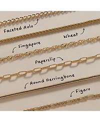 Alex and Ani Wheat Chain Charm Layering Necklace