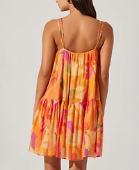 Astr the Label Women's Keala Tie-Front Swing Dress