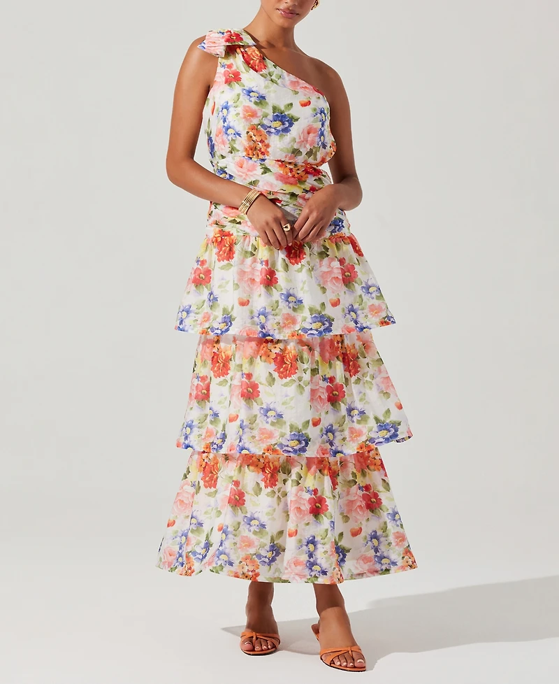 Astr the Label Women's Natali One-Shoulder Maxi Dress