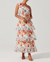 Astr the Label Women's Natali One-Shoulder Maxi Dress