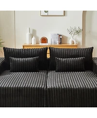 Streamdale 87" Oversized Sectional Chaise, Reclining Sofa Bed