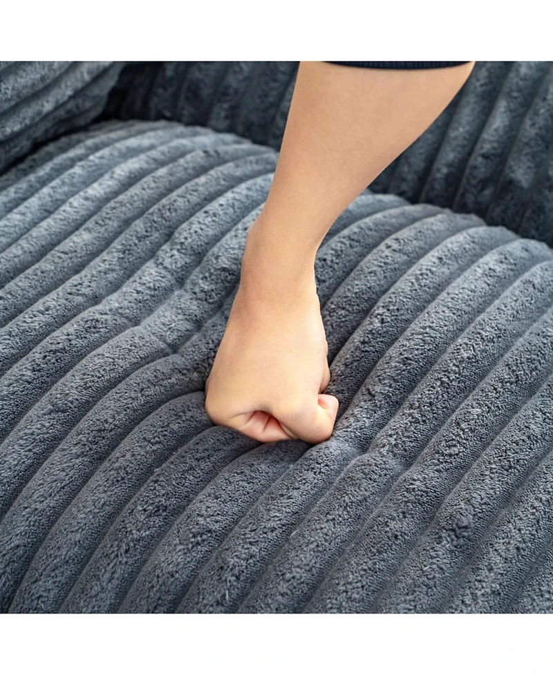Streamdale Comfy Bean Bag Chair, Armrests, Oversized Lazy Floor Sofa