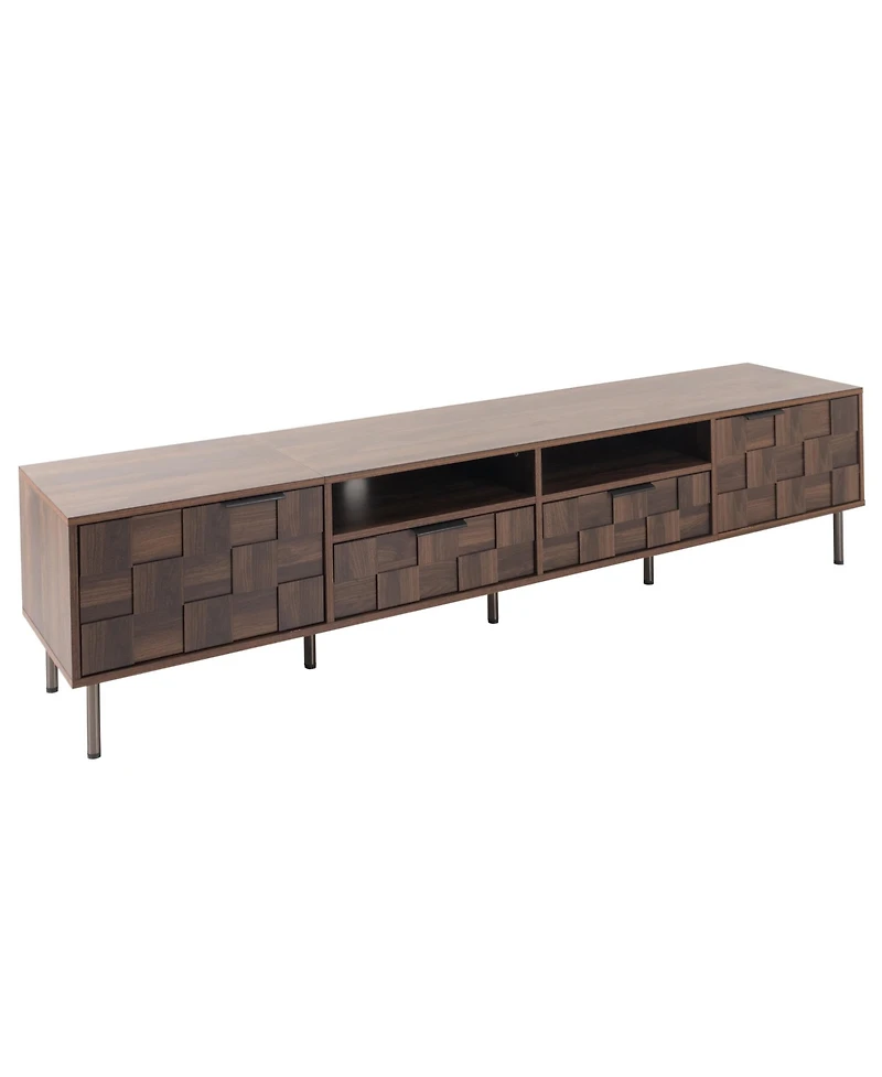 Streamdale Mid Century Tv Stand with Drawers for TVs up to 85