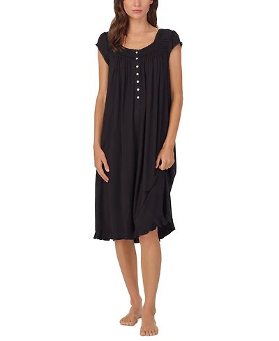 Eileen West Women's Lace-Trim Waltz Nightgown