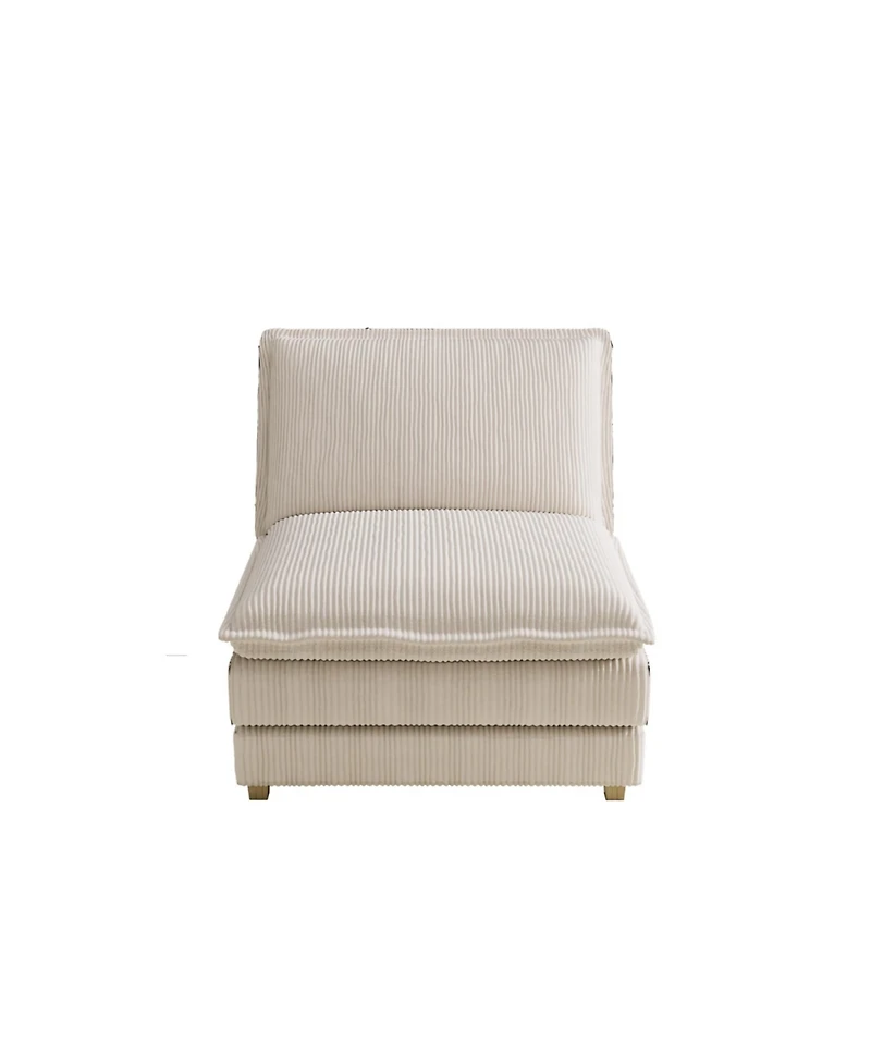 Streamdale Modular Sectional Sofa,Deep Seat Couch for Living Room, Modern L-Shaped Sofa for Living Room Bedroom Apartment,Beige